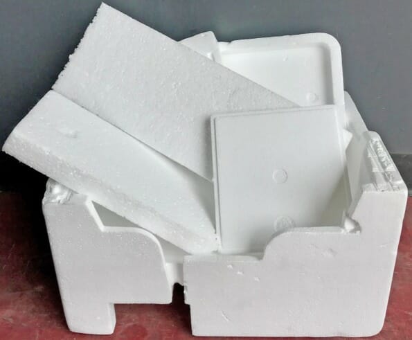 Styrofoam blocks