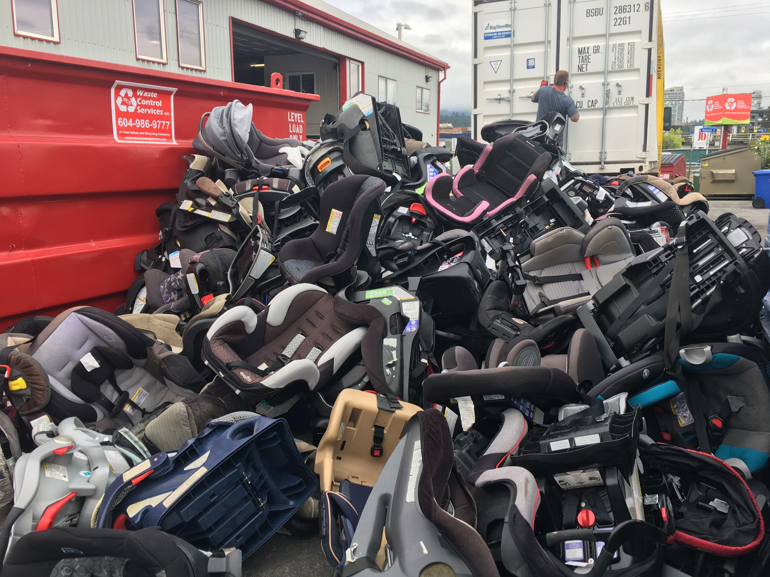 Booster seat recycling sale