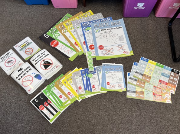 sorting signage waste control services