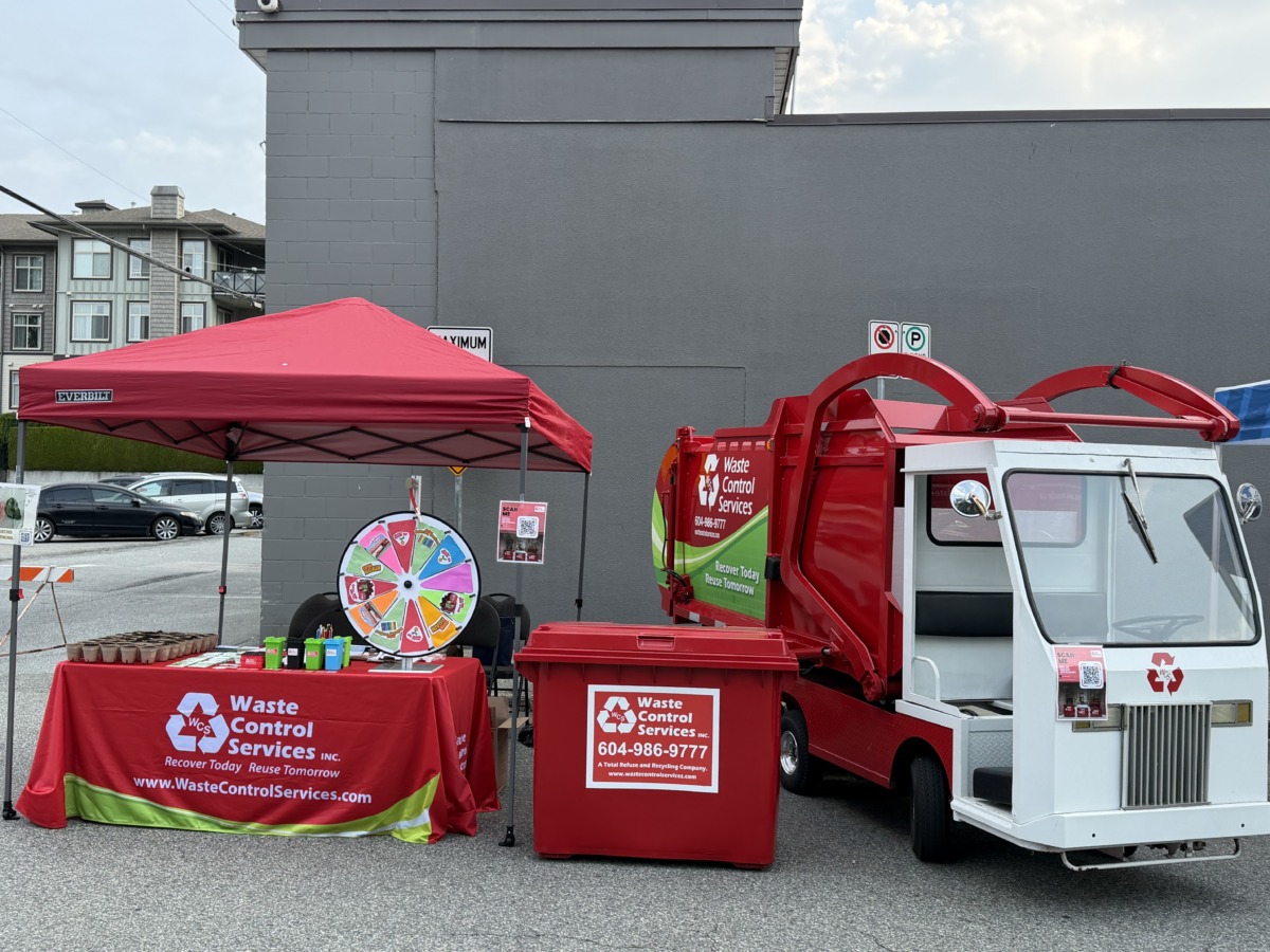 Waste Control Services at Poco Car Show Vendor Booth
